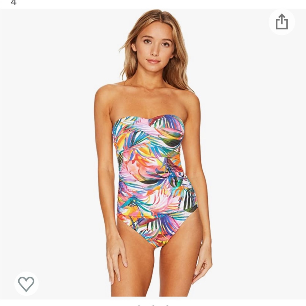 Size 4 NWT Lauren Ralph Lauren multi color swimsuit